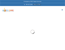 Tablet Screenshot of coolchangenc.com